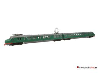 Piko H0 57321 Elektrisch treinstel Mat 54 Hondekop plan F groen met rode bies NS - Modeltreinshop