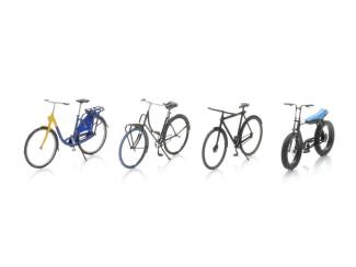 Artitec H0 387.607 4 stuks 21e eeuw fietsen o.a. een fatbike - Model,treinshop