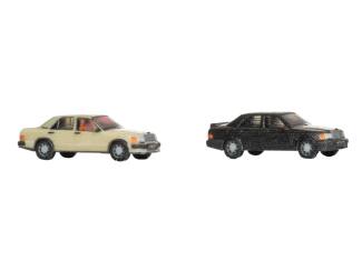 Noch Z 44607 Mercedes Benz 190, W201 (2 st. beige & zwart) - Modeltreinshop