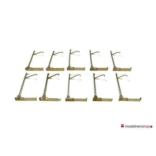 Marklin M rail H0 7009 V1/ 409M V01 Aansluit Bovenleiding mast 10 stuks - Modeltreinshop