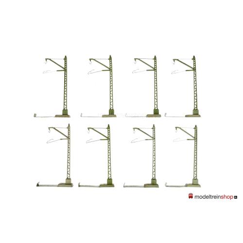 Marklin M rail H0 7009 Aansluit Bovenleiding mast 8 stuks - Modeltreinshop
