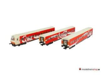 Marklin H0 4393 Wagenset S-Bahn Drie S-Bahn rijtuigen Coca Cola - Modeltreinshop