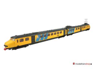 Piko H0 57323 Elektrisch treinstel Mat 54 Hondekop Plan M, geel/grijs nummer 351 NS - Modeltreinshop