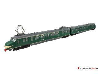 Piko H0 57326 Elektrisch treinstel Mat 54 Hondekop plan F groen met snor en logo NS - Modeltreinshop